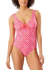 Tommy Bahama Reversible One-Piece Swimsuit in Paradise Coral at Nordstrom