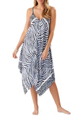 Women's Tommy Bahama Zanzibar Zebra Stripe Scarf Cover-Up Dress