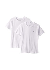 Tommy Hilfiger 2-Pack Solid Short Sleeve Crew Neck Undershirts (Little Kids/Big Kids)