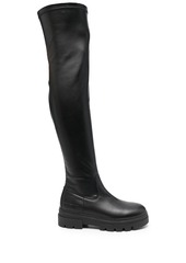 Tommy Hilfiger above-knee leather boots