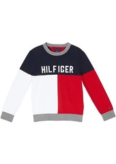 Tommy Hilfiger Arturo TH Sweater With Velcro Shoulders  (Little Kids/Big Kids)