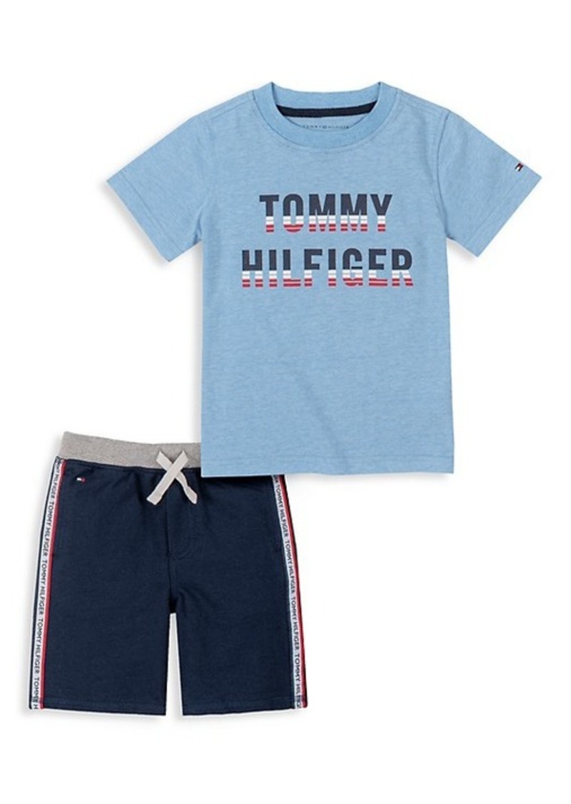 tommy hilfiger shorts and shirt set