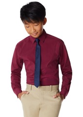 Tommy Hilfiger Big Boys Mini Gingham 2 Piece Shirt and Tie Set