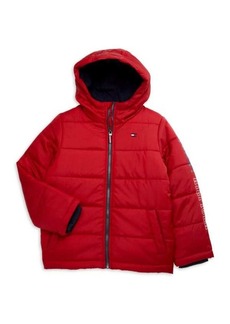 Tommy Hilfiger Boy's Quilted Hooded Puffer Jacket