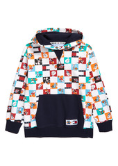 Tommy Hilfiger x Space Jam: New Legacy Kids' Allover Graphic Hoodie in White at Nordstrom