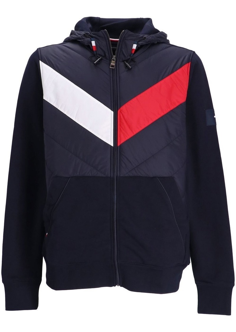 Tommy Hilfiger Chevron-print zip-up hoodie