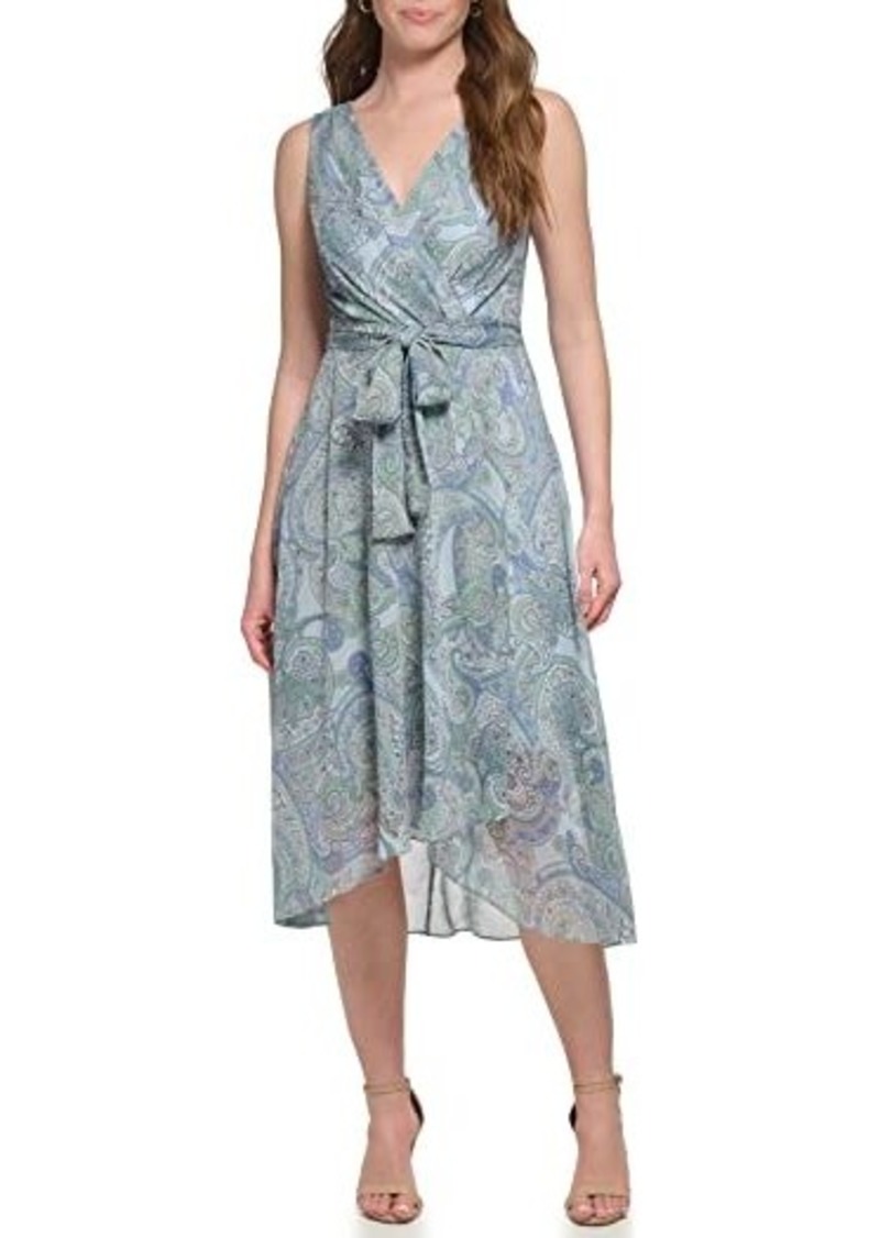 Tommy Hilfiger Chiffon Dancing Paisley Dress