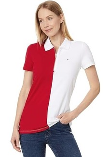 Tommy Hilfiger Color Block Zip Polo