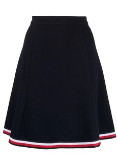 Tommy Hilfiger contrast-trim A-line skirt