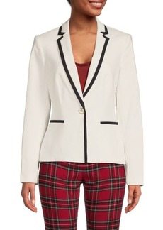 Tommy Hilfiger Contrast Trim Blazer