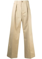 Tommy Hilfiger crest embroidery wide-leg trousers