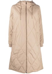 Tommy Hilfiger diamond-quilted hooded coat