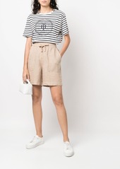 Tommy Hilfiger drawstring-waist linen shorts