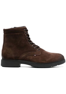 Tommy Hilfiger Elevated lace-up suede boots