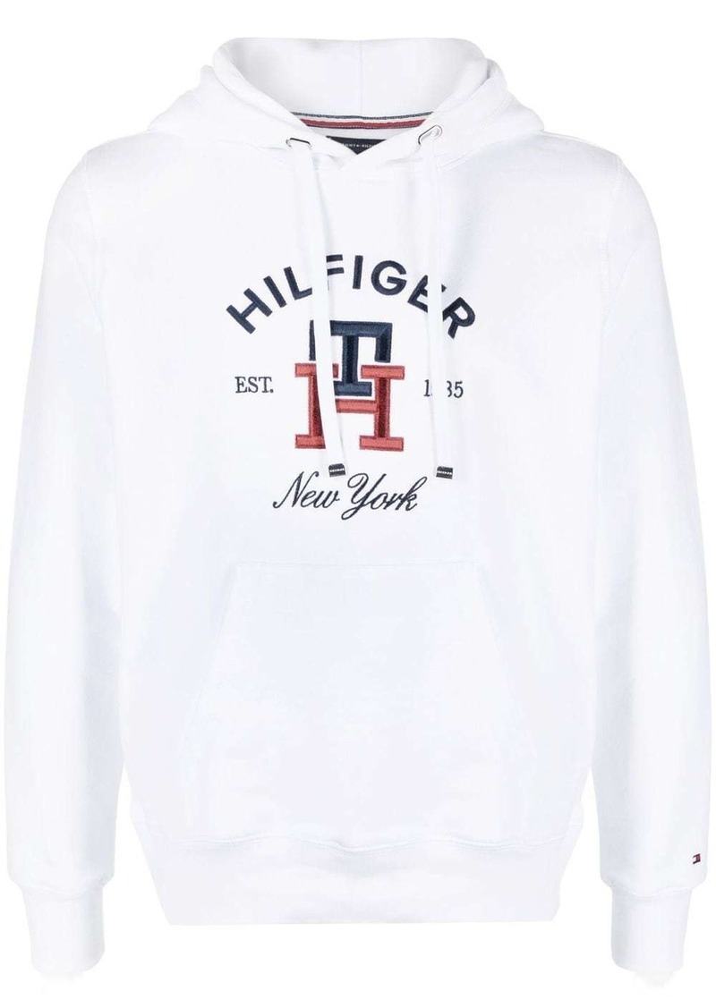 Tommy Hilfiger embroidered-logo detail hoodie