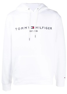 Tommy Hilfiger embroidered logo drawstring hoodie