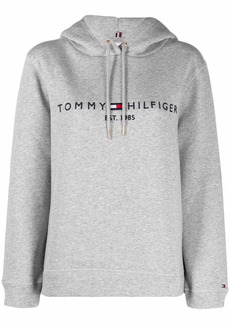 Tommy Hilfiger embroidered-logo pullover hoodie