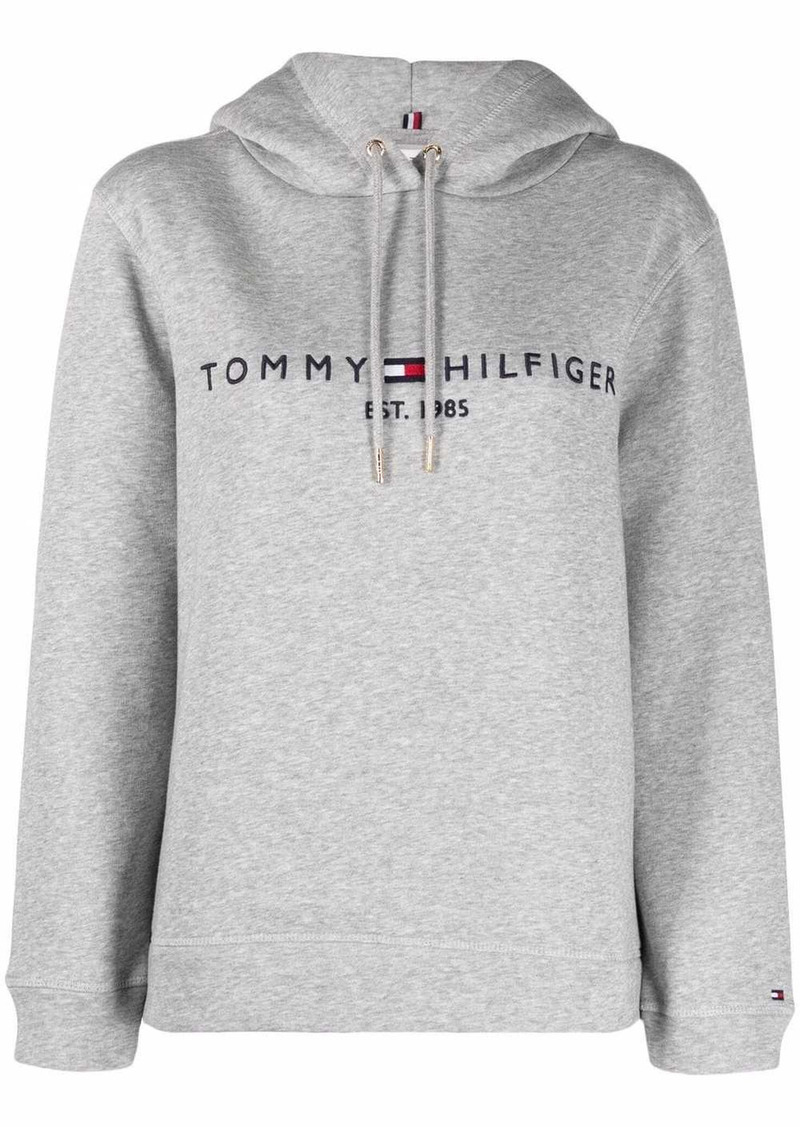 Tommy Hilfiger embroidered-logo pullover hoodie