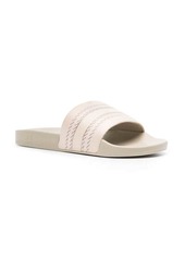 Tommy Hilfiger embroidered-logo stripe-detail slides