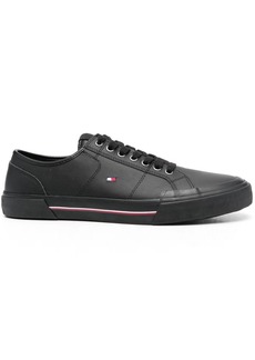 Tommy Hilfiger embroidered logo vulcanised low-top sneakers