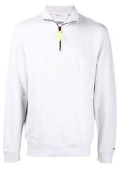 Tommy Hilfiger embroidered-logo zipped sweatshirt