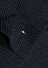 Tommy Hilfiger Essential Flag logo-embroidered scarf