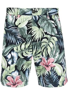 Tommy Hilfiger floral-print straight-leg shorts