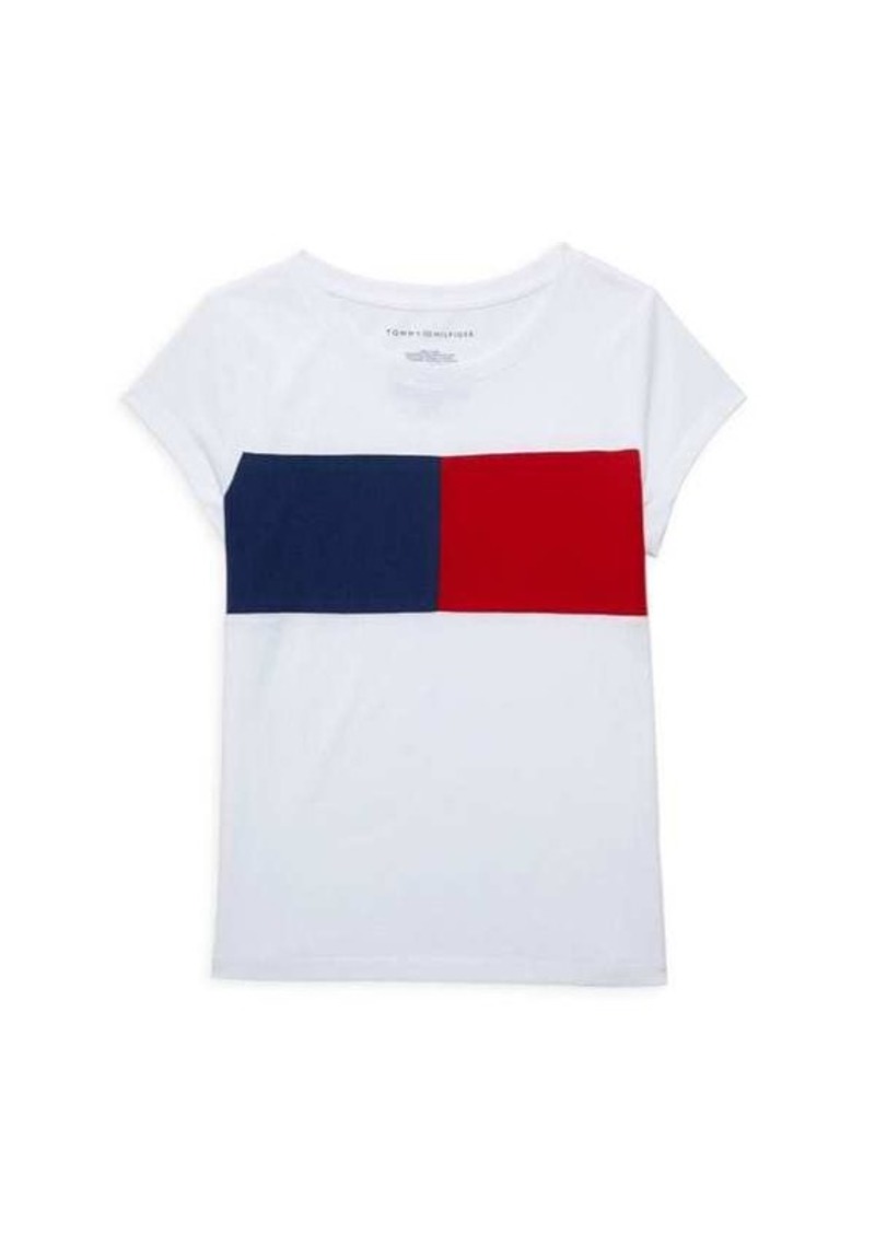 Tommy Hilfiger Girl's Logo Graphic Tee