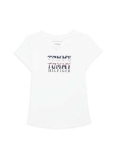 Tommy Hilfiger Girl's Sequin Embellished Logo Tee