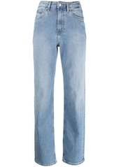 Tommy Hilfiger high-rise straight-leg jeans