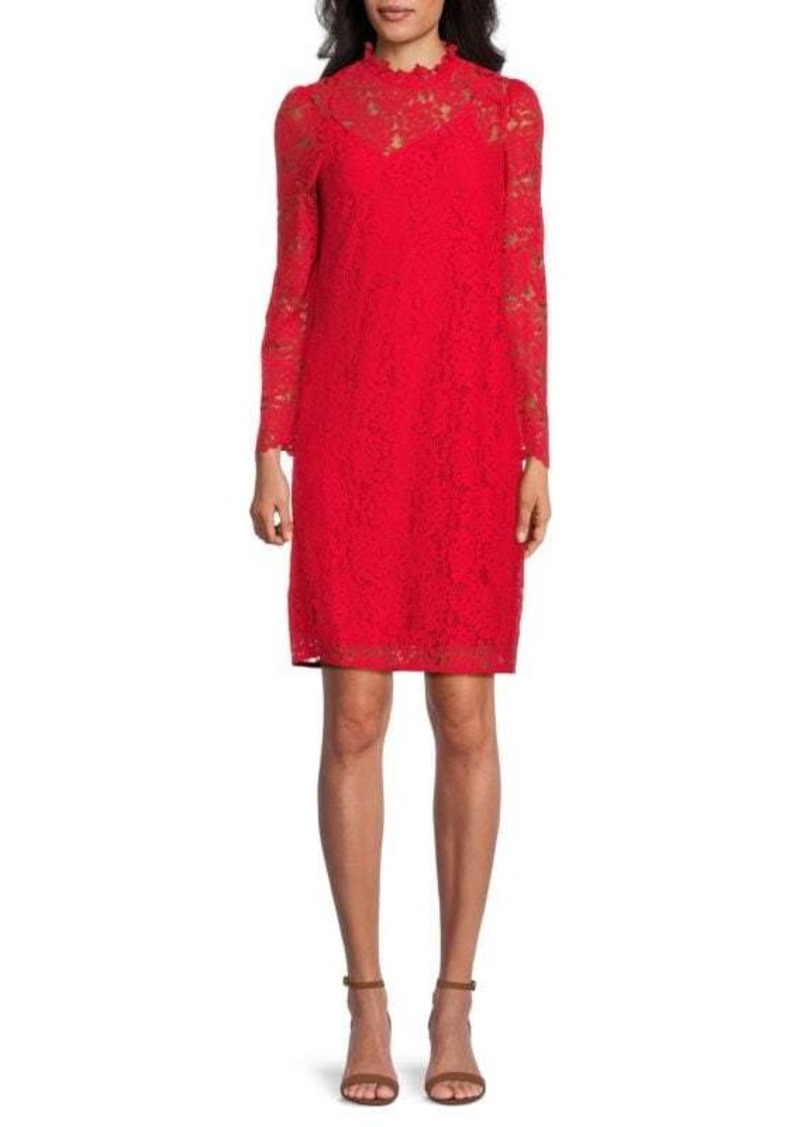 Tommy Hilfiger Lace Sheath Minidress