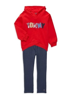 Tommy Hilfiger ​Little Boy's 2-Piece Logo Hoodie & Pants Set