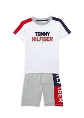 Tommy Hilfiger ​Little Boy's 2-Piece Logo T-Shirt & Shorts Set