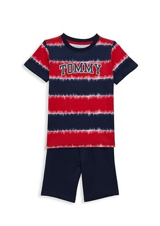 Tommy Hilfiger Little Boy’s 2-Piece Tie-Dye T-Shirt & Shorts Set