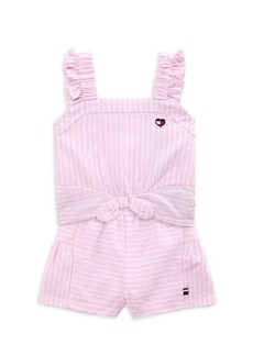 Tommy Hilfiger Little Girl's 2-Piece Striped Top & Shorts Set
