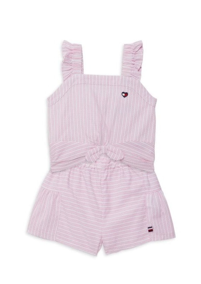 Tommy Hilfiger Little Girl's Striped Top & Shorts Set