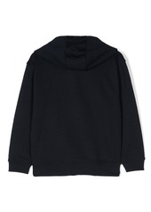 Tommy Hilfiger logo-appliqué cotton-blend hoodie