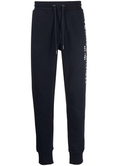 Tommy Hilfiger logo-embroidered drawstring cotton track pants