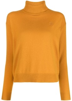 Tommy Hilfiger logo-embroidered roll-neck jumper