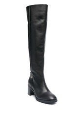 Tommy Hilfiger logo-plaque knee-high boots