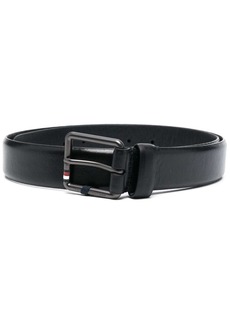 Tommy Hilfiger logo-plaque leather belt