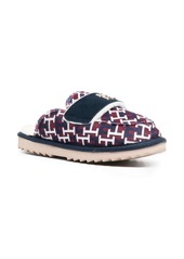 Tommy Hilfiger logo-plaque mule slippers