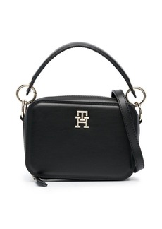 Tommy Hilfiger logo-plaque zip-up satchel bag