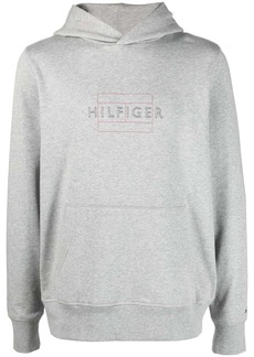 Tommy Hilfiger logo-print organic cotton hoodie