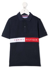 Tommy Hilfiger logo-print polo shirt