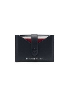 Tommy Hilfiger logo-print press-stud cardholder