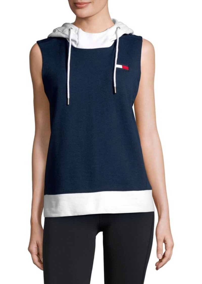 tommy hilfiger sleeveless hoodie