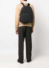 Tommy Hilfiger logo-strap leather backpacks