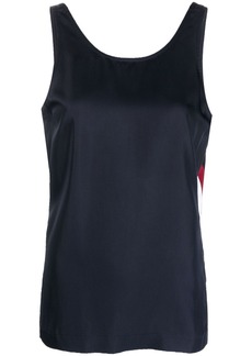 Tommy Hilfiger logo-tape detail sleeveless top
