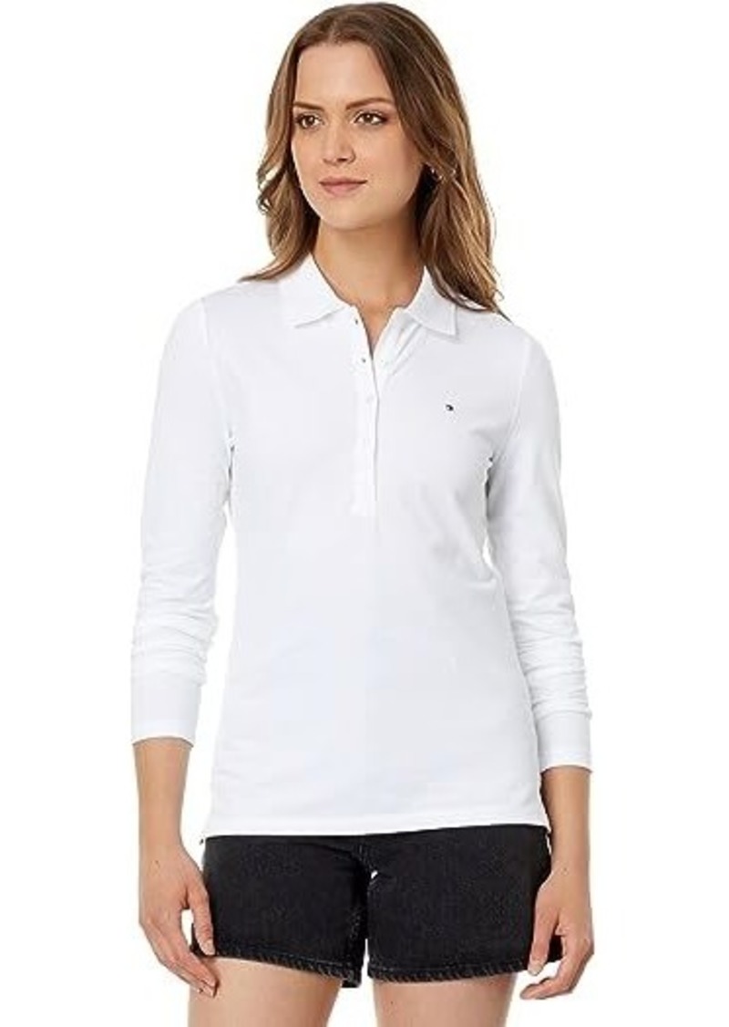 Tommy Hilfiger Long Sleeve Solid Polo